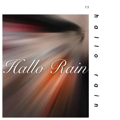 hallo rain 專輯封面