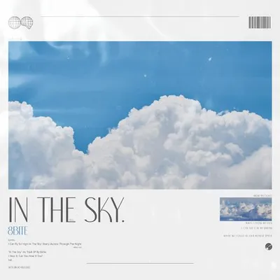 in the sky.