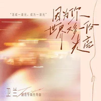因為你世界又多一份光亮 專輯封面