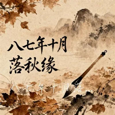 八七年十月落秋緣 專輯封面