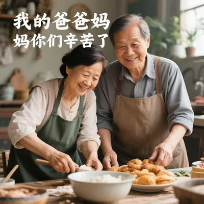 我的爸爸媽媽你們辛苦了 專輯封面