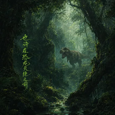 也許在恐龍滅絕之前 專輯封面