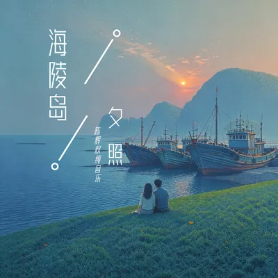 海陵島夕照
